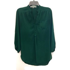💌 41 Hawthorn Green Top - Quarter sleeve